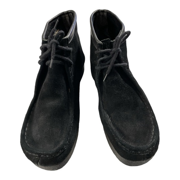 Hunkers Wallabees Style Black Suede Shoes. Size 11 Made in Spain main image 6